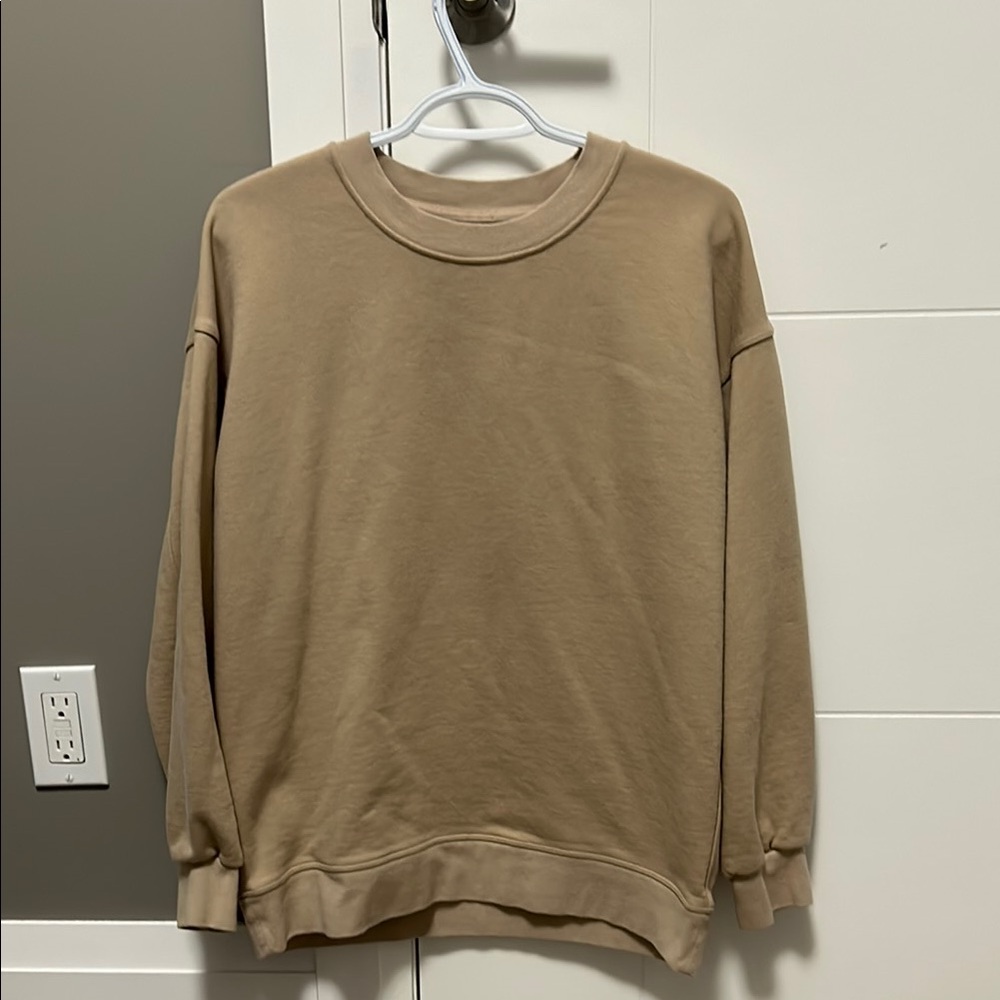 LULULEMON All Yours Crew *beige* - Picture 3 of 6
